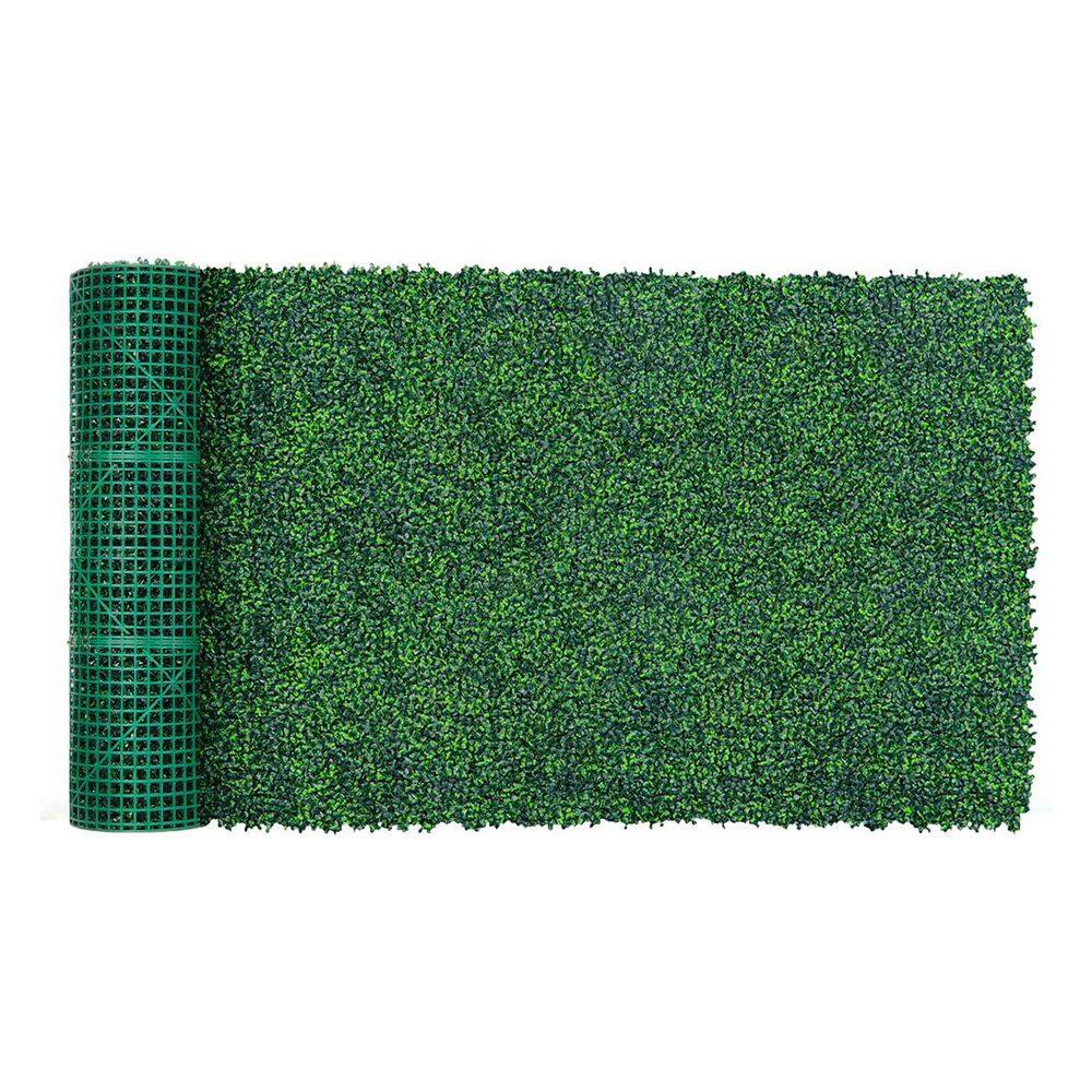 48 in. x 120 in. 40 sq.ft Green Polyethylene Artificial Boxwood Roll Privacy Fence Grass Wall Panel UV Resistant 1 Roll price history on PriceWatchPro