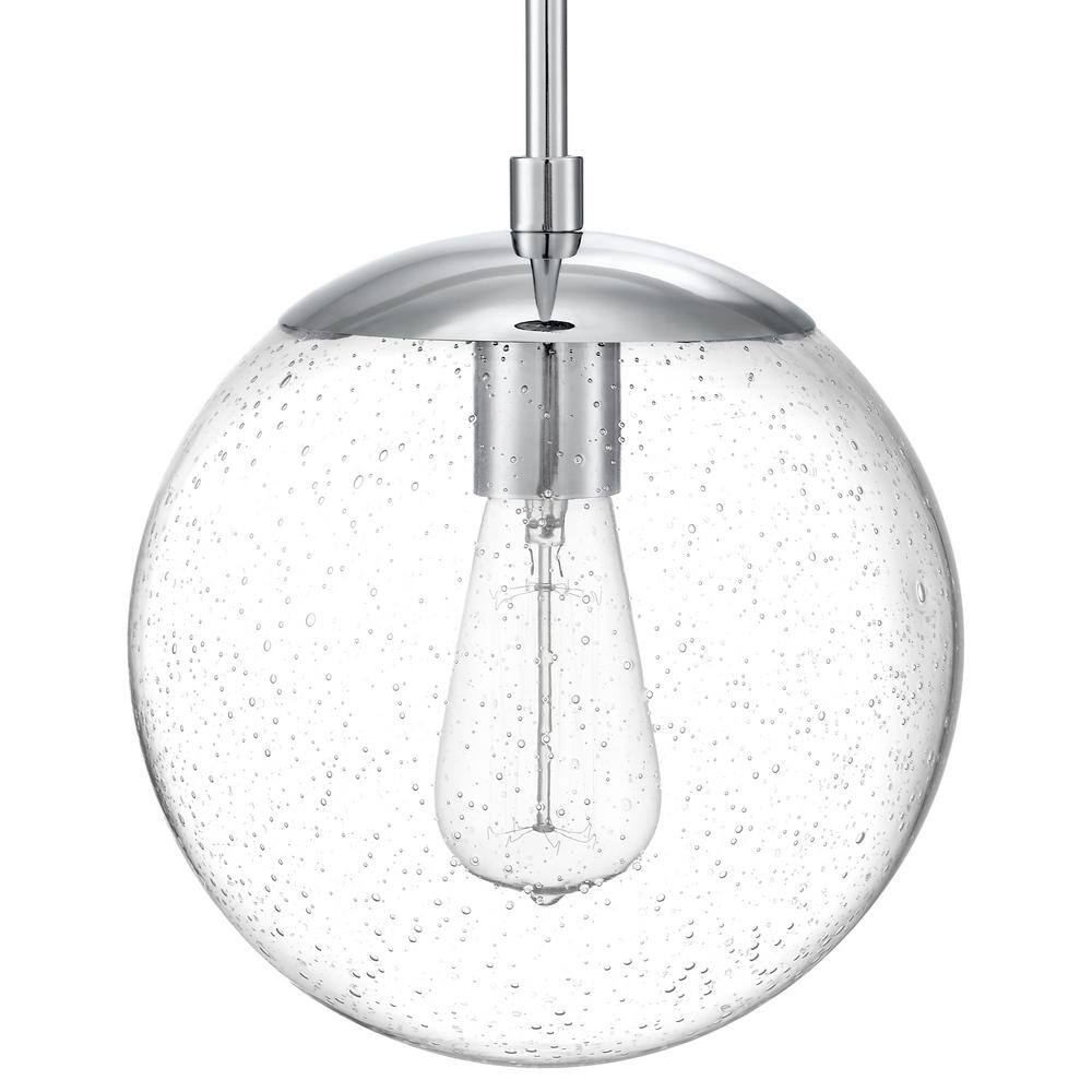 Polished Chrome Mini Globe LED Pendant Light