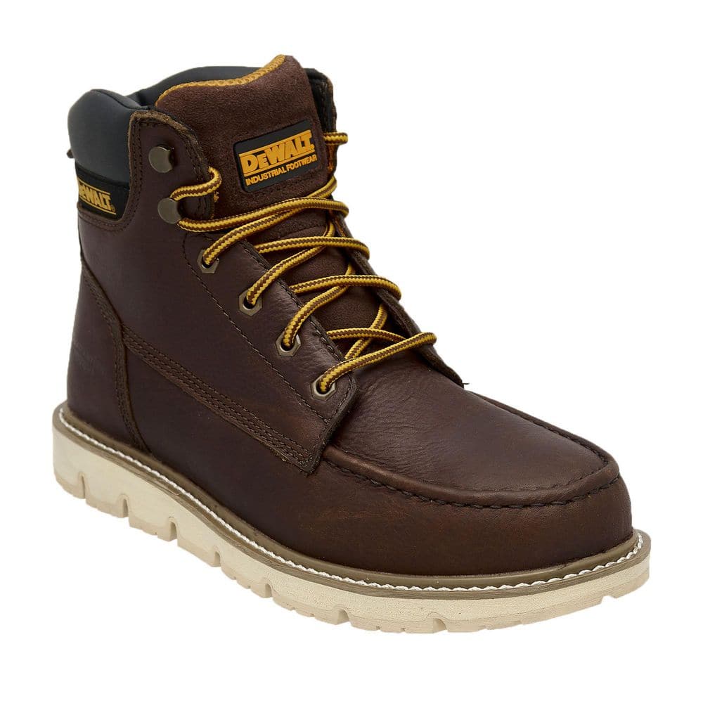 DEWALT Men's Flex Moc 6'' Work Boots - Soft Toe - Walnut Pitstop