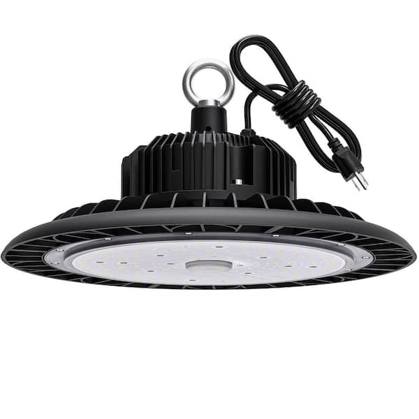 12.8 in. LED High Bay Light 150W, 21000 LM, 5000K Daylight, IP65 Waterproof, Commercial Warehouse Lighting, 5 ft. Cable