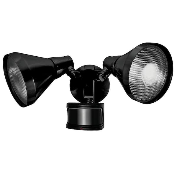 Defiant 180 Degree Black Motion Sensing Outdoor Security Light SL-5416 ...