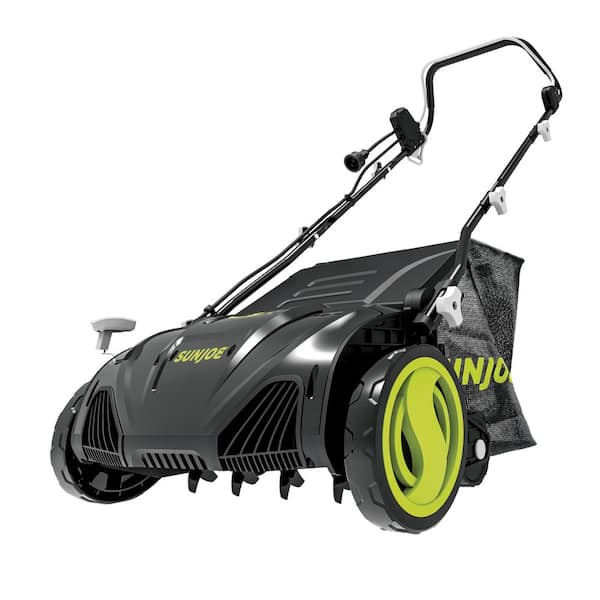 15 in. 13 Amp Electric Lawn Dethatcher with Collection Bag