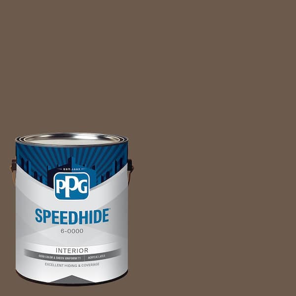 SPEEDHIDE 1 gal. PPG1077-7 Coffee House Eggshell Interior Paint