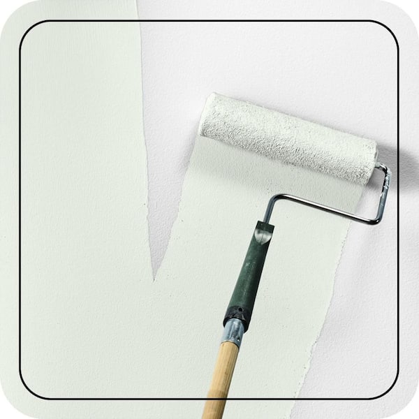 1 gal. #GR-W05 Unwind Flat EcoMix Plant-Based Interior Paint & Primer