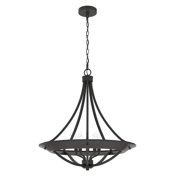Perch Point 4-Light Noble Bronze Candlestick Pendant Light