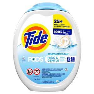Free & Gentle Liquid Laundry Detergent Pods (112-Count)