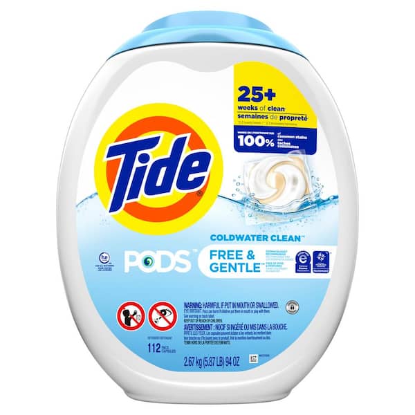 Tide Free & Gentle Liquid Laundry Detergent Pods (112-Count)