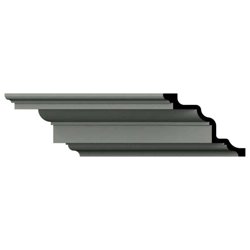 Ethan 96" Gray Polyurethane Crown Moulding