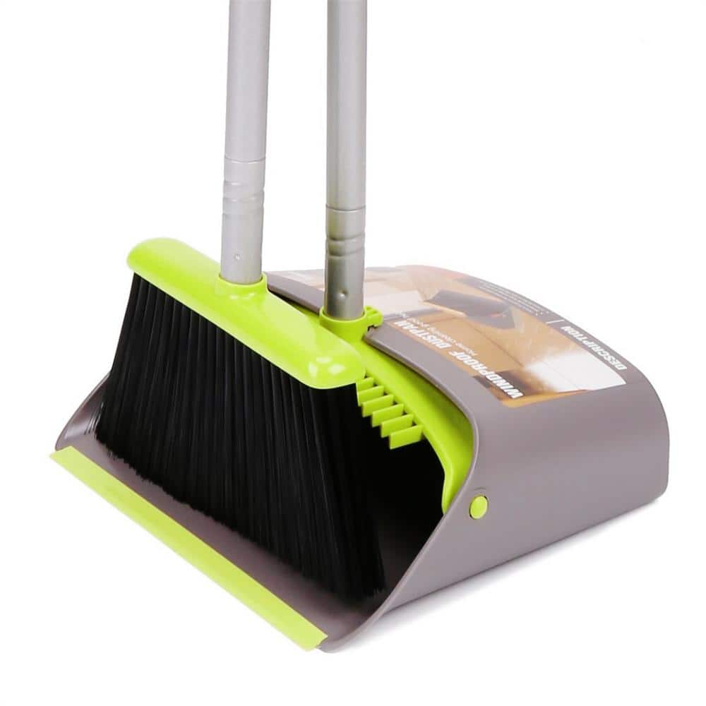 cobee Small Broom and Dustpan Cleaning Set, Mini Whisk Dustpan and