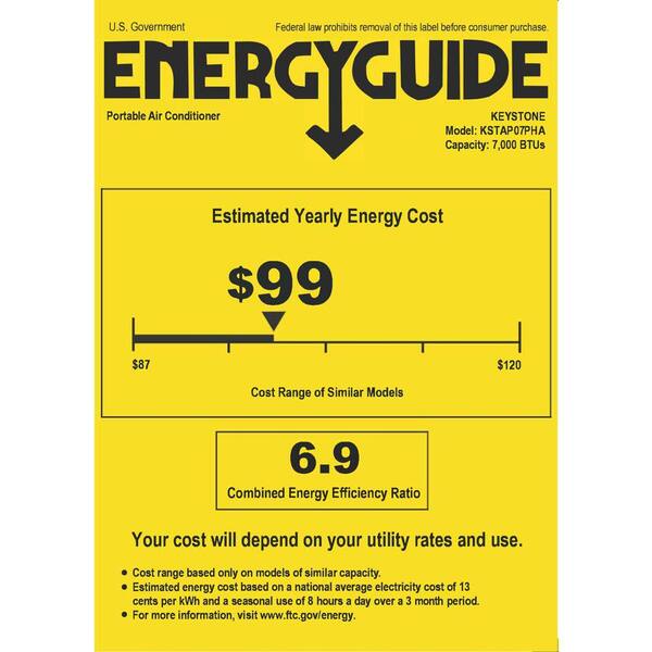 keystone 7000 btu air conditioner