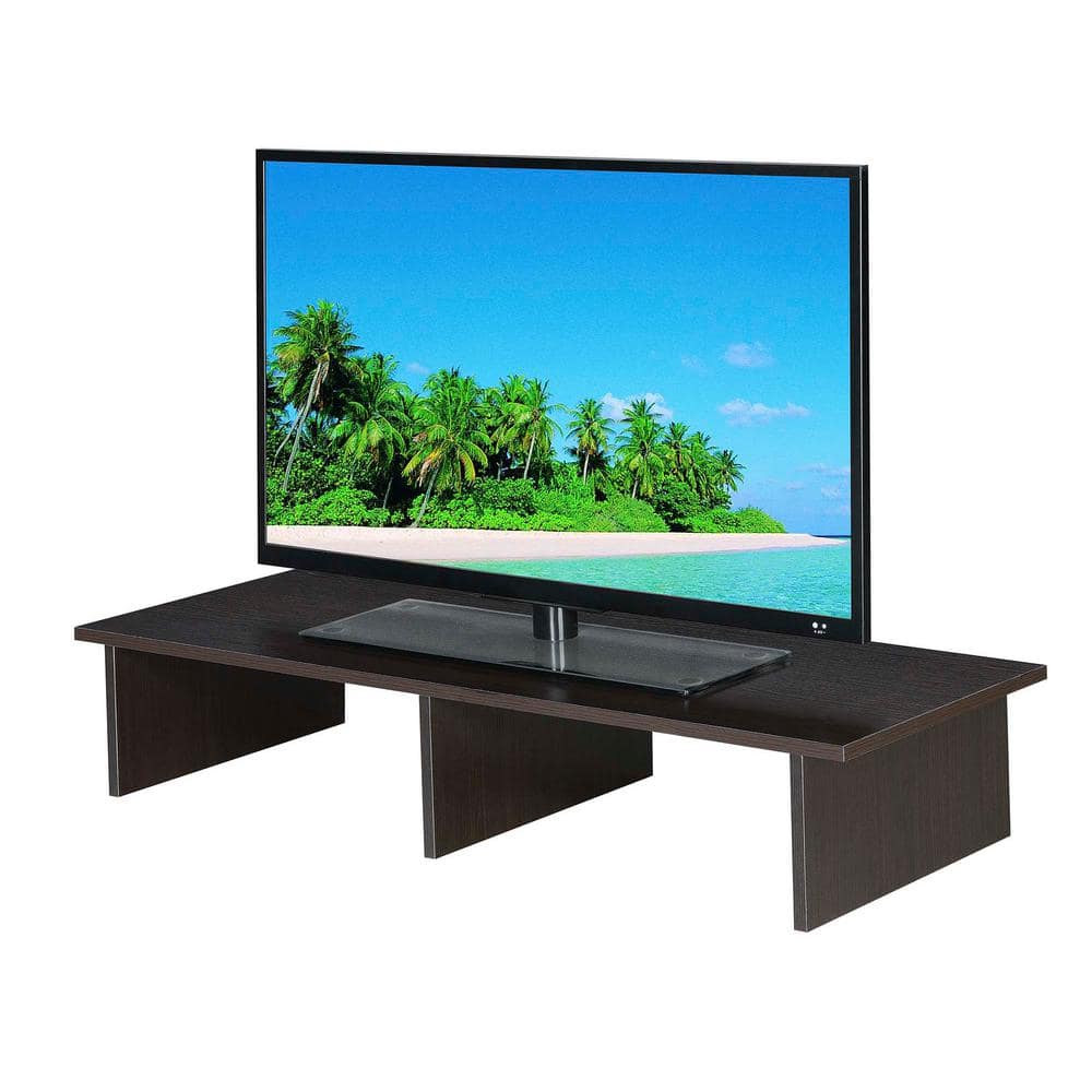 Designs2Go Espresso Melamine Veneer TV/Monitor Riser