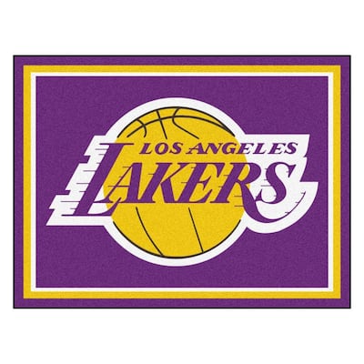 NBA Los Angeles Lakers Purple 8 ft. x 10 ft. Indoor Area Rug