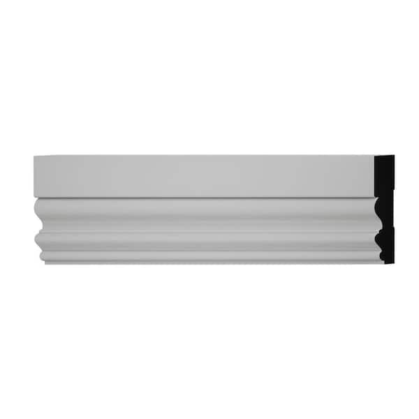 Ekena Millwork VICC 0.69 in. D x 3.5 in. W x 6 in. L Wood (Finger-Joint Pine) Casing Sample
