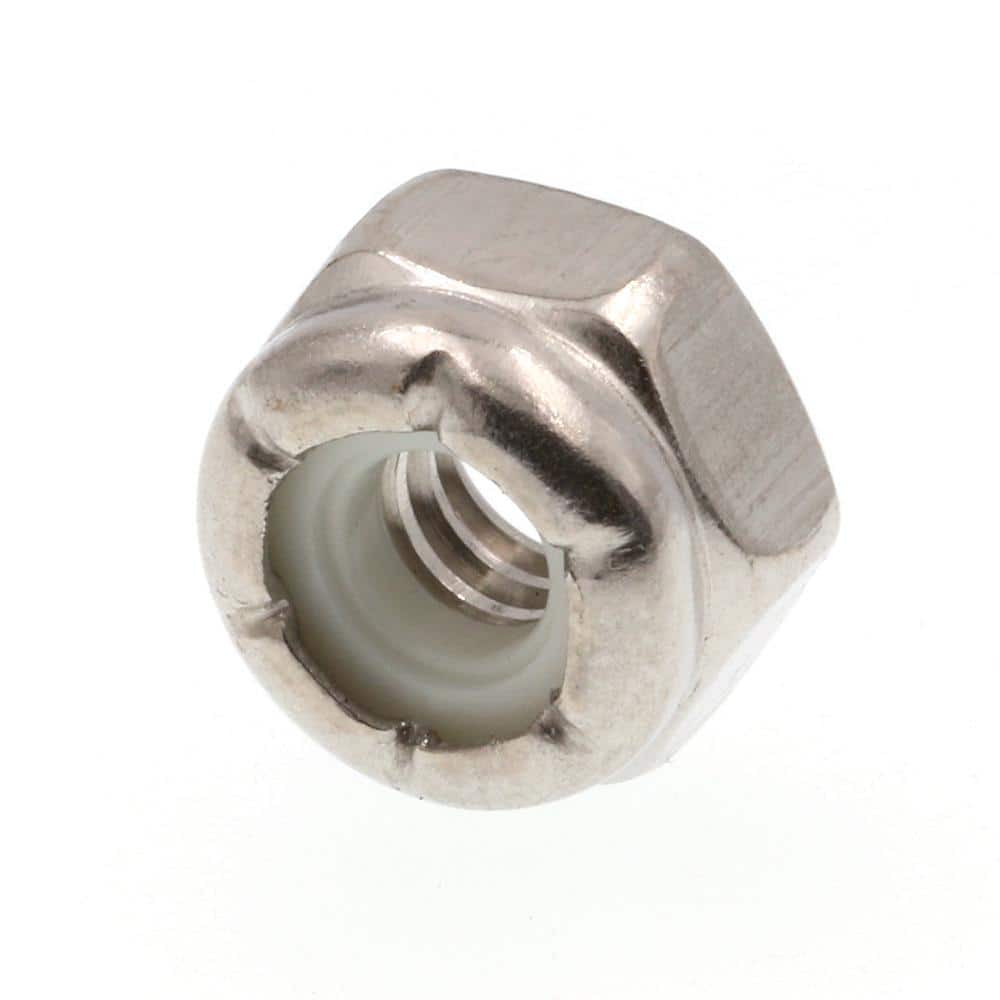 25 each Stainless Steel Nylon Insert Lock Nuts 3/8-24 