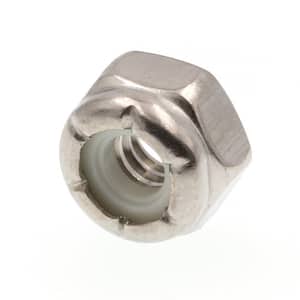 #10-24 Grade 18-8 Stainless Steel Nylon Insert Lock Nuts 25-Pack)