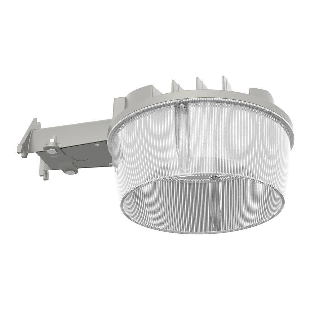 HALO ALS 200-Watt Equivalent 6000 Lumen Gray Finish Dusk to Dawn