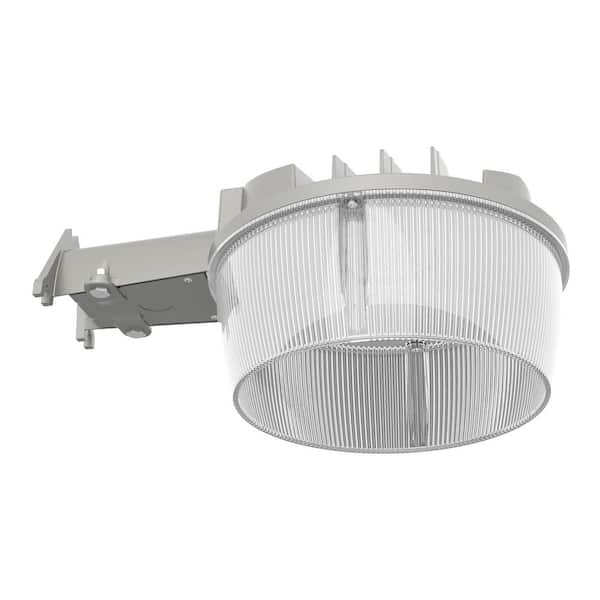 HALO ALS 200-Watt Equivalent 6000 Lumen Gray Finish Dusk to Dawn Integrated LED Area Light/Flood Light