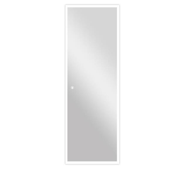 Unbranded 22 in. W x 65 in. H Rectangular Frameless LED Wall Mount Modern Decorative Bathroom Vanity Mirror