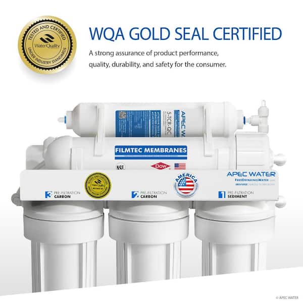Ultimate Premium Quality WQA Certified 90 GPD Under-Sink Reverse Osmosis Drinking Water Filter System