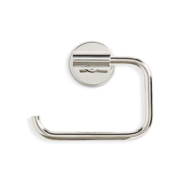 SEACHROME Contemporary Open Wall-Mount, Towel Ring Holder/Toilet Paper Holder for Bathroom, in Polished Stainless Steel