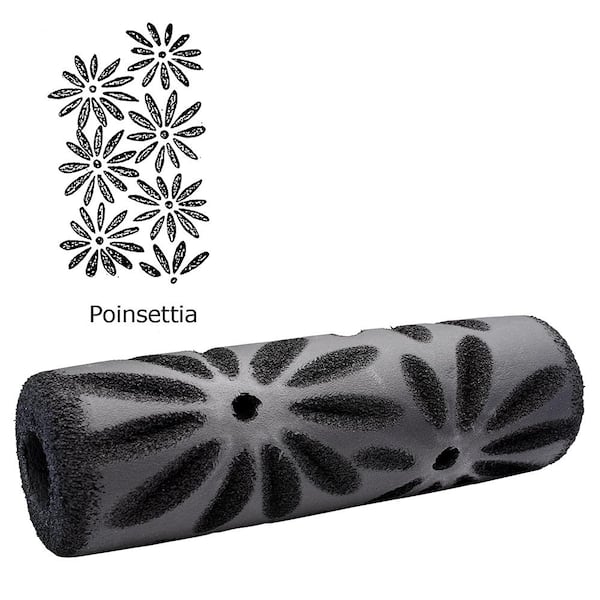 ToolPro 9 in. Poinsettia Textured Foam Roller Cover TP15183 - The Home Depot