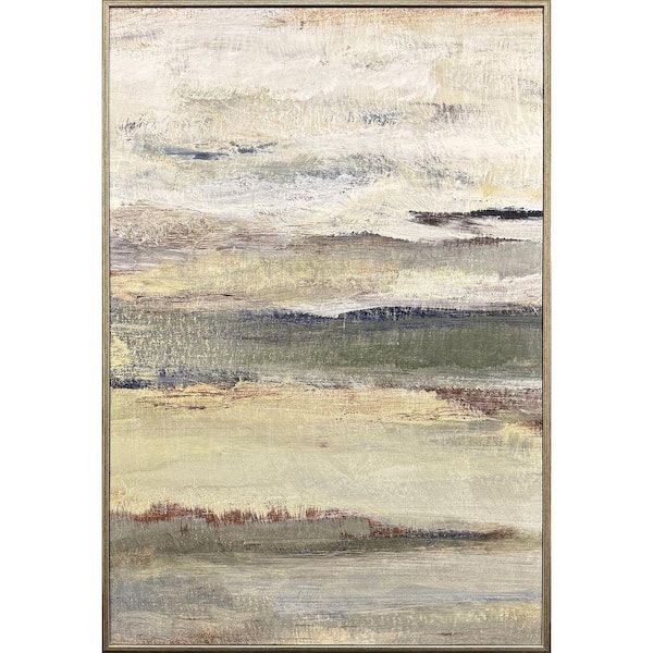 Loreth 1 Piece Framed Abstract Art Print 36 in. x 24 in.