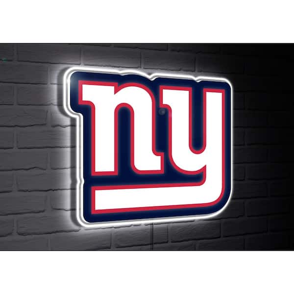 Evergreen New York Giants Team Logo Shaped Plug in LED Lighted Sign