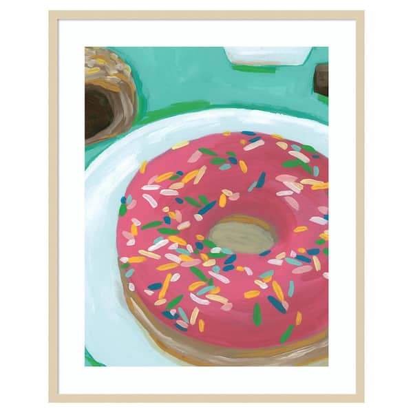 Breakfast of Champions II by June Erica Vess 1 Piece Framed Giclee Food Art Print 41 in. x 33 in.