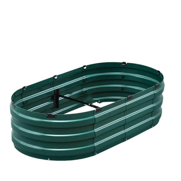 Metal Garden Bed, Green, 47-in x 24-in x 11-in. main image 0