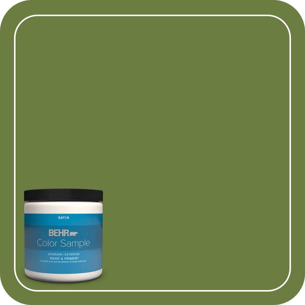8 oz. #M350-7 Healing Plant Satin Enamel Interior/Exterior Paint & Primer Color Sample price history on PriceWatchPro