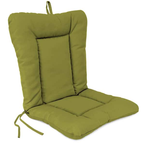 Jordan Manufacturing 38 in. L x 21 in. W x 3.5 in. T Outdoor Wrought Iron Chair Cushion in Veranda Kiwi