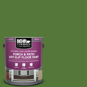 1 gal. #P380-7 Luck of the Irish Textured Low-Lustre Enamel Interior/Exterior Porch and Patio Anti-Slip Floor Paint