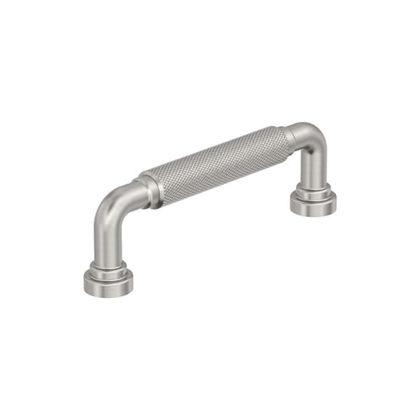 Amerock Collet 3-3/4  in. (96mm) Center-to-Center Satin Nickel Arch Cabinet Pull