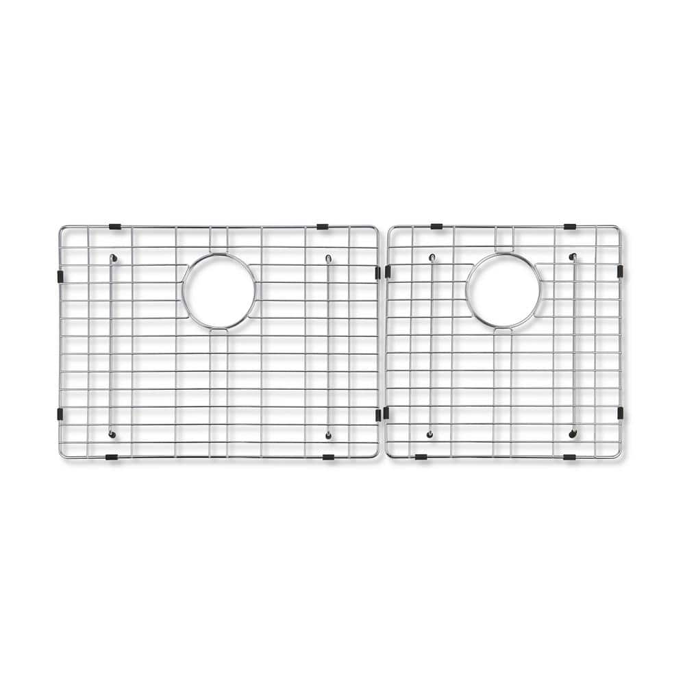 Barclay Products Crowley Wire Grid for Double Bowl Kitchen Sinks in ...