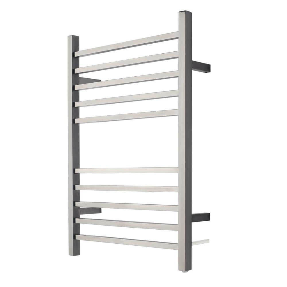 Polished Nickel 31.5" Stainless Steel Wall Mounted Towel Warmer
