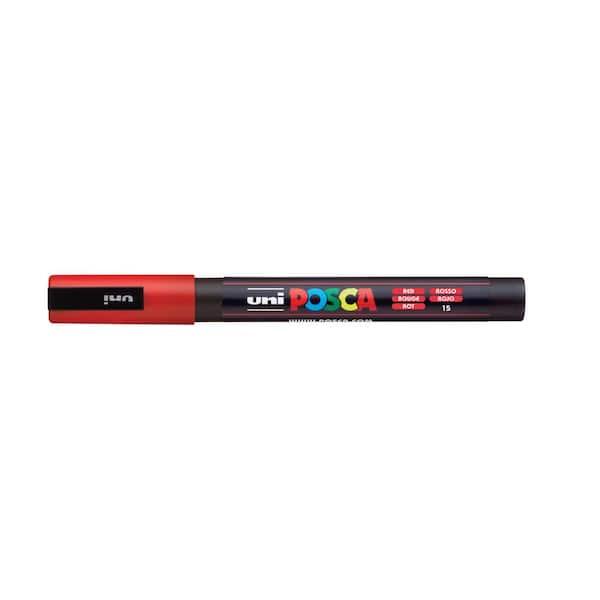 Posca PC-8K Broad Chisel Paint Marker, Red
