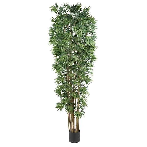 Nearly Natural 7 ft. Artificial Bamboo Japanica Silk Tree