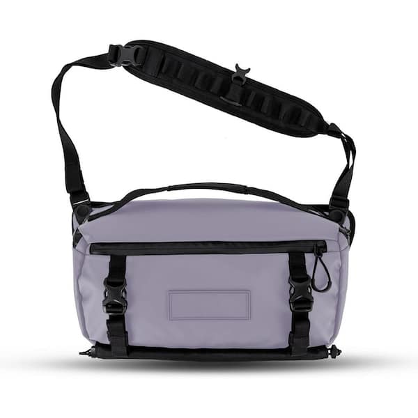 Camera Sling Bag Crossbody Case for Photographers in Purple with Adjustable Strap and Weather-Resistant Design