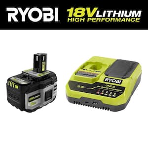 ONE+ HP 18V 8.0 Ah Lithium-Ion HIGH PERFORMANCE Battery and Rapid Charger Starter Kit