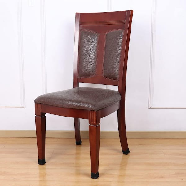 24-Pack Square Chair Leg Floor Protectors, Silicone Furniture Pads, Hardwood Floors, No Scratches/Noise (Fit 1-1.4 in.)