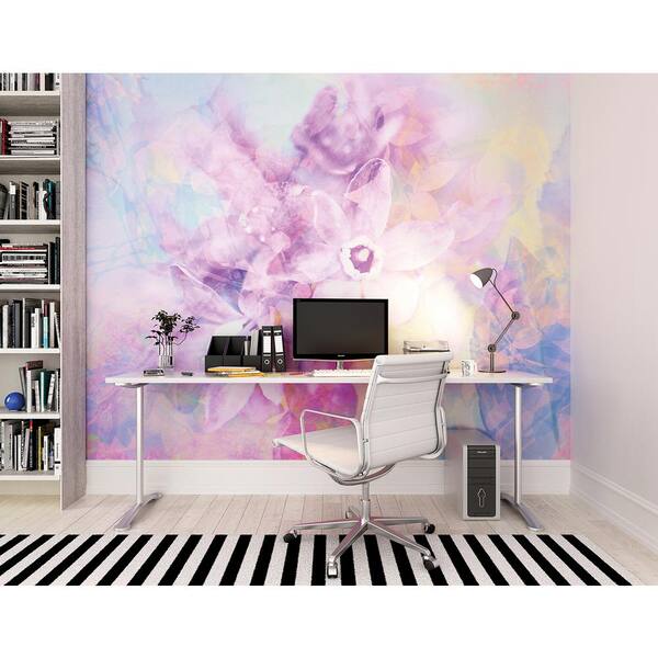 Brewster 118 in. x 98 in. Petals Wall Mural