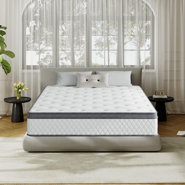 Babo Care TWIN Size Medium Firm Hybrid Memory Foam 8 in. Support and Skin- Friendly Mattress