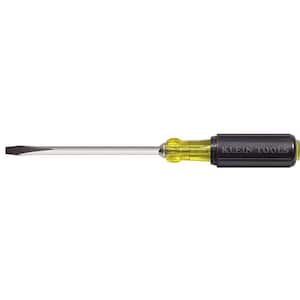 5/16 in. Flat Head Screwdriver with 6 in. Square Shank- Cushion Grip Handle
