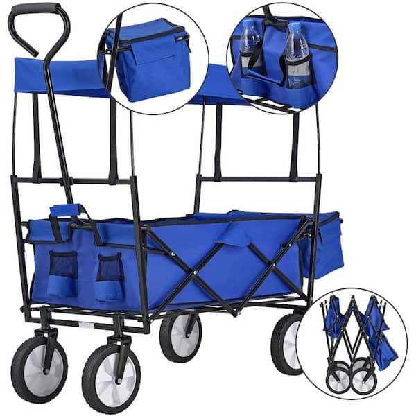 itapo 4.98 cu. ft. Fabric Utility Folding Wagon Garden Cart