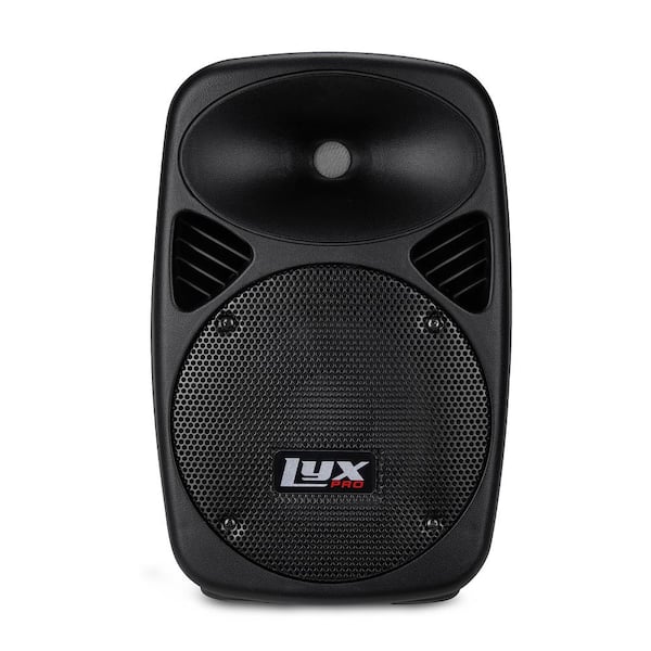 LYXPRO 8 in. Passive DJ PA Speaker System W/XLR, 1/4 and Speakon Connections, Daisy Chain Compatible