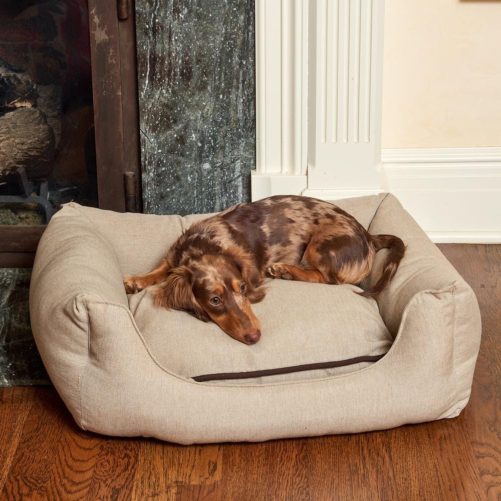 Willow X-Small Beige Olefin Cuddler Pet Bed 89-BCWWSM - The Home Depot