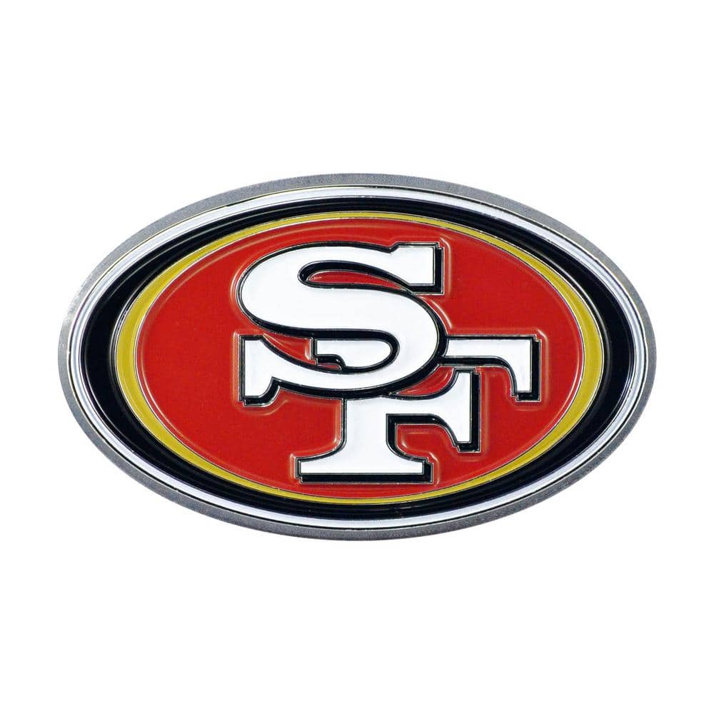 FANMATS NFL - San Francisco 49ers 3D Molded Full Color Metal ...