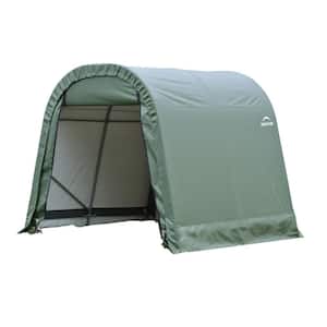 ShelterCoat 11 ft. x 16 ft. Wind and Snow Rated Garage Round Green STD