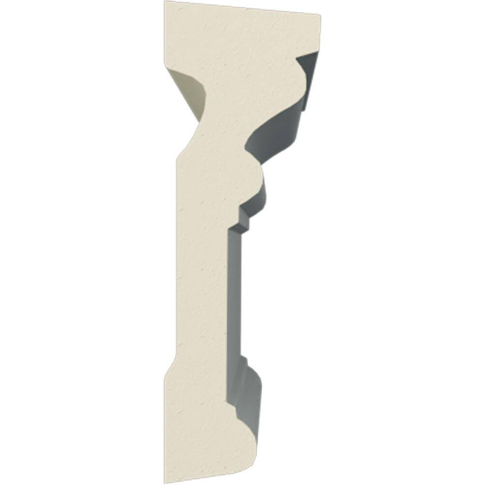 Gray Primed Polyurethane Panel Moulding Sample