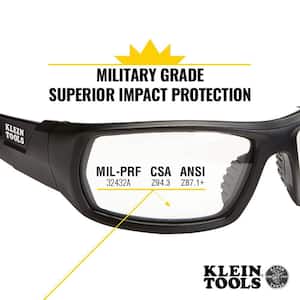 Professional Safety Glasses, Full Frame, Clear Lens